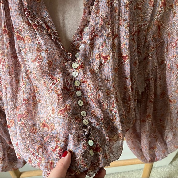 Zara Paisley Blouse - Picture 5 of 7